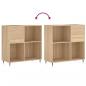 Preview: Plattenschrank Sonoma-Eiche 84,5x38x89 cm Holzwerkstoff