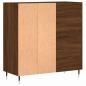 Preview: Plattenschrank Braun Eichen-Optik 84,5x38x89 cm Holzwerkstoff