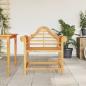 Preview: ARDEBO.de - Gartenstuhl 88x60x92 cm Massivholz Teak