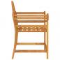 Preview: Gartenstuhl 88x60x92 cm Massivholz Teak