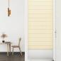 Preview: Wandpaneele 12 Stk. Creme 90x15 cm Kunstleder 1,62 m²