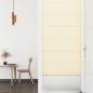 Preview: Wandpaneele 12 Stk. Creme 90x30 cm Kunstleder 3,24 m²