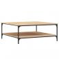 Preview: Couchtisch Sonoma-Eiche 100x100x40 cm Holzwerkstoff