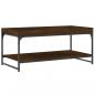 Preview: Couchtisch Braun Eichen-Optik 100x49x45 cm Holzwerkstoff