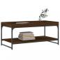 Preview: Couchtisch Braun Eichen-Optik 100x49x45 cm Holzwerkstoff