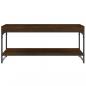 Preview: Couchtisch Braun Eichen-Optik 100x49x45 cm Holzwerkstoff