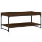 Preview: Couchtisch Braun Eichen-Optik 100x49x45 cm Holzwerkstoff