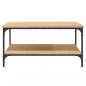 Preview: Couchtisch Sonoma-Eiche 80x80x40 cm Holzwerkstoff