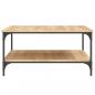 Preview: Couchtisch Sonoma-Eiche 80x80x40 cm Holzwerkstoff