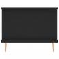 Preview: Couchtisch Schwarz 90x50x40 cm Holzwerkstoff