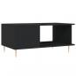 Preview: Couchtisch Schwarz 90x50x40 cm Holzwerkstoff