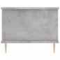 Preview: Couchtisch Betongrau 90x50x40 cm Holzwerkstoff