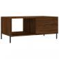 Preview: Couchtisch Braun Eichen-Optik 90x50x40 cm Holzwerkstoff