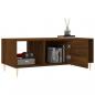 Preview: Couchtisch Braun Eichen-Optik 102x50x40 cm Holzwerkstoff