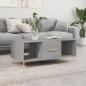 Preview: ARDEBO.de - Couchtisch Grau Sonoma 102x50x40 cm Holzwerkstoff