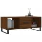 Preview: Couchtisch Braun Eichen-Optik 102x50x40 cm Holzwerkstoff