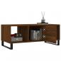 Preview: Couchtisch Braun Eichen-Optik 102x50x40 cm Holzwerkstoff