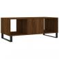 Preview: Couchtisch Braun Eichen-Optik 102x50x40 cm Holzwerkstoff