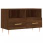 Preview: TV-Schrank Braun Eichen-Optik 80x36x50 cm Holzwerkstoff