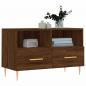 Preview: TV-Schrank Braun Eichen-Optik 80x36x50 cm Holzwerkstoff