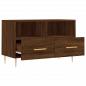 Preview: TV-Schrank Braun Eichen-Optik 80x36x50 cm Holzwerkstoff