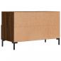 Preview: TV-Schrank Braun Eichen-Optik 80x36x50 cm Holzwerkstoff