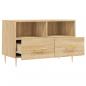 Preview: TV-Schrank Sonoma-Eiche 80x36x50 cm Holzwerkstoff