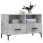 Preview: TV-Schrank Betongrau 80x36x50 cm Holzwerkstoff