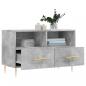 Preview: TV-Schrank Betongrau 80x36x50 cm Holzwerkstoff