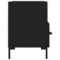 Preview: TV-Schrank Schwarz 80x36x50 cm Holzwerkstoff