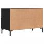 Preview: TV-Schrank Schwarz 80x36x50 cm Holzwerkstoff