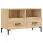 Preview: TV-Schrank Sonoma-Eiche 80x36x50 cm Holzwerkstoff