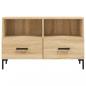 Preview: TV-Schrank Sonoma-Eiche 80x36x50 cm Holzwerkstoff