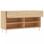 Preview: Schuhbank Sonoma-Eiche 102x35x55 cm Holzwerkstoff