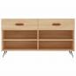 Preview: Schuhbank Sonoma-Eiche 102x35x55 cm Holzwerkstoff