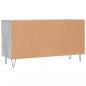 Preview: Schuhbank Betongrau 102x35x55 cm Holzwerkstoff