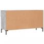 Preview: Schuhbank Betongrau 102x35x55 cm Holzwerkstoff