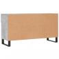 Preview: Schuhbank Betongrau 102x35x55 cm Holzwerkstoff