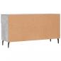 Preview: Schuhbank Betongrau 102x35x55 cm Holzwerkstoff