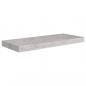 Preview: Schweberegale 4 Stk. Betongrau 60x23,5x3,8 cm MDF