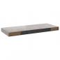 Preview: Schweberegale 4 Stk. Betongrau 60x23,5x3,8 cm MDF