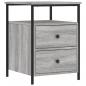 Preview: Nachttische 2 Stk. Grau Sonoma 44x45x60 cm Holzwerkstoff