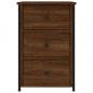 Preview: Nachttische 2 Stk. Braun Eichen-Optik 40x36x60 cm Holzwerkstoff