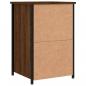 Preview: Nachttische 2 Stk. Braun Eichen-Optik 40x36x60 cm Holzwerkstoff