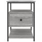 Preview: Nachttische 2 Stk. Grau Sonoma 40x42x56 cm Holzwerkstoff