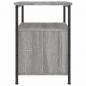 Preview: Nachttische 2 Stk. Grau Sonoma 34x35,5x50 cm Holzwerkstoff