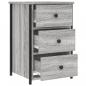 Preview: Nachttische 2 Stk. Grau Sonoma 40x36x60 cm Holzwerkstoff