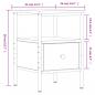 Preview: Nachttische 2 Stk. Sonoma-Eiche 34x36x50 cm Holzwerkstoff