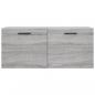 Preview: Wandschrank Grau Sonoma 80x36,5x35 cm Holzwerkstoff