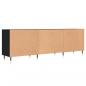 Preview: TV-Schrank Schwarz 150x30x50 cm Holzwerkstoff